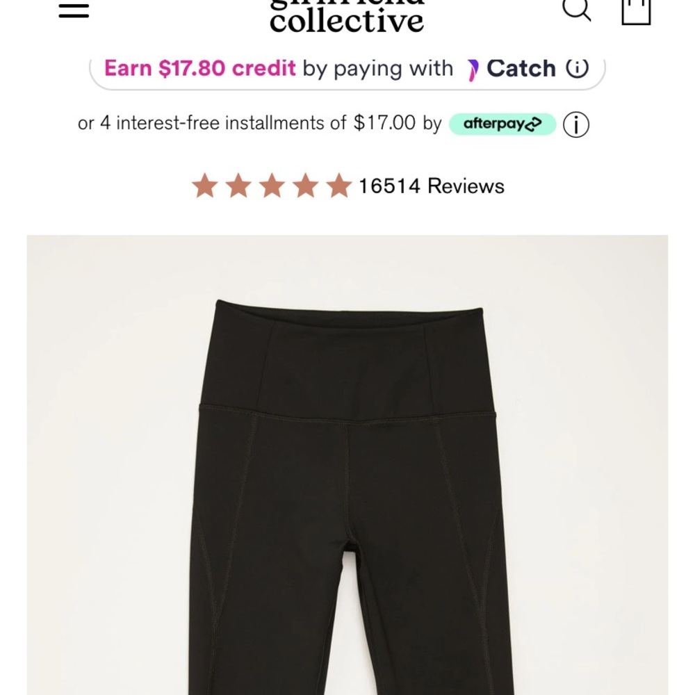 Girlfriend collective high waisted leggings
